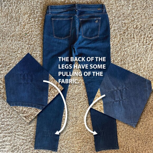 DL1961 Coco Mid-Rise Curvy Straight Leg Jeans in Solo Size 32 - Picture 10 of 11